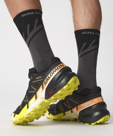 Кроссовки SPEEDCROSS 6 GTX (RU 42 UK 9 USm 9.5 СМ 27; black/sulphur spring/bird of paradise)